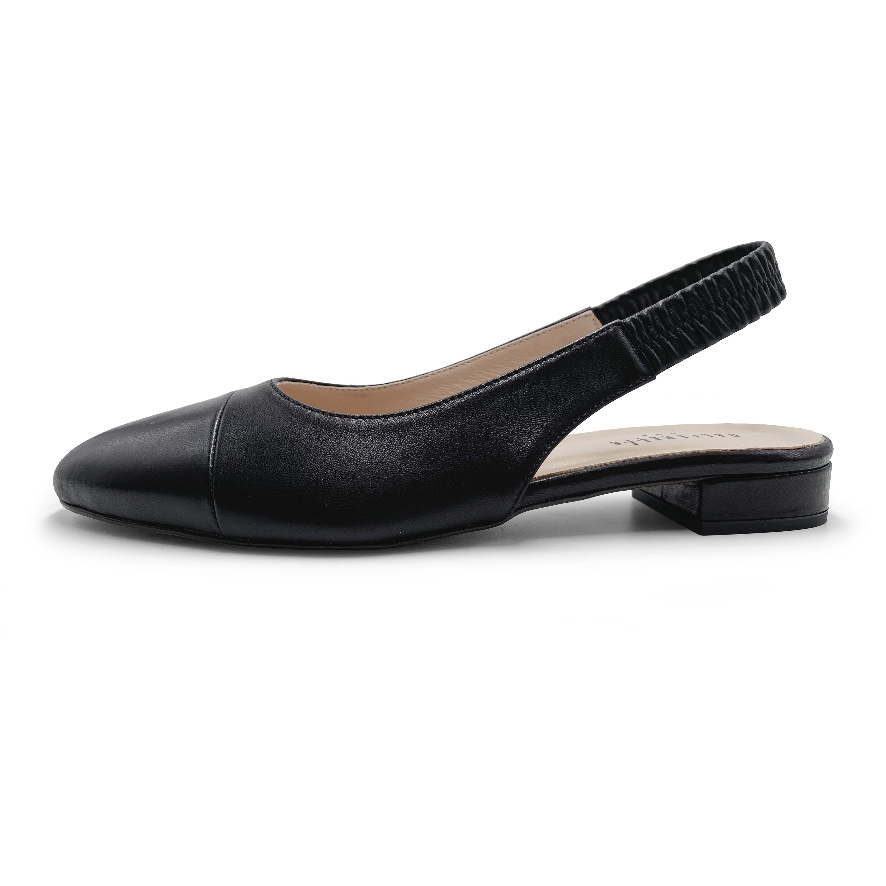 Ballerine slingback in pelle nera - Image 3