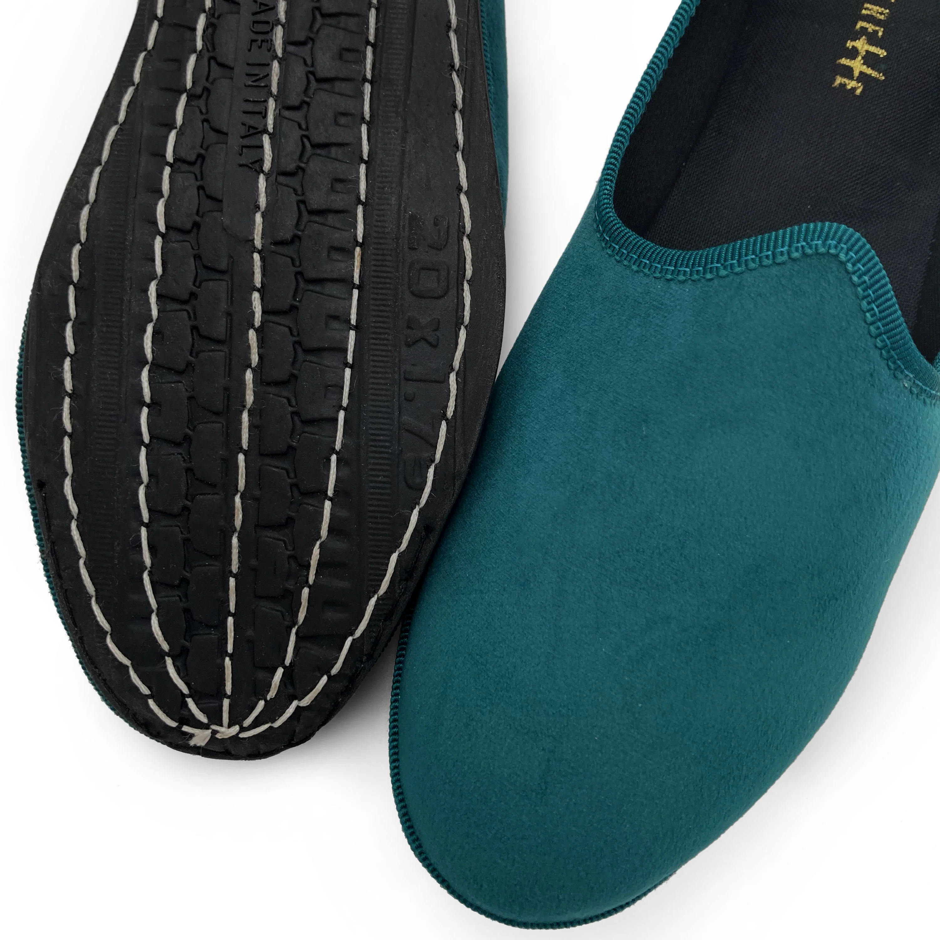 Friulane blu petrolio in velluto - Image 3