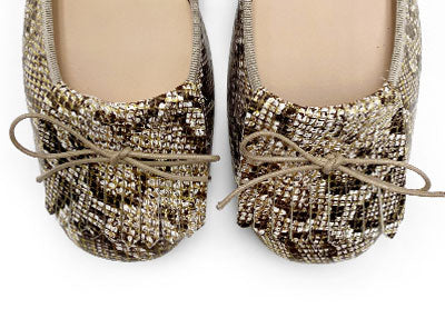 Mocassini donna con tacco in pelle stampa animalier - Image 5