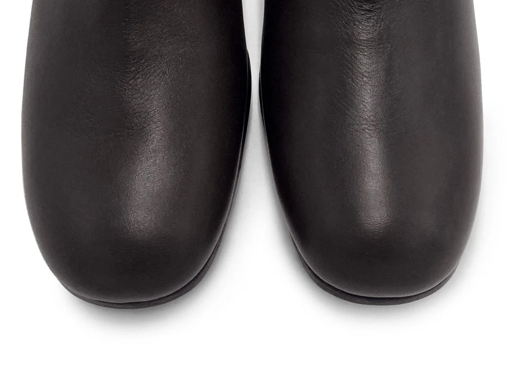 Stivaletti marroni comodi alla caviglia con tacco - Image 6