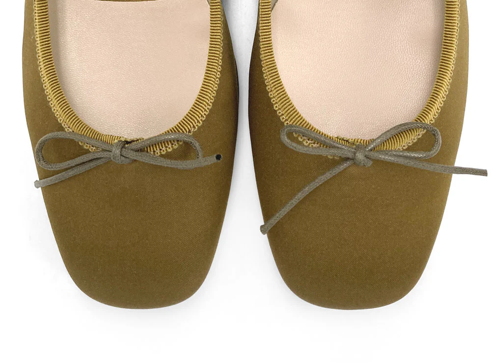 TT Go Green Collection - Ballerine Mary Jane marrone mostrada in raso eco - Image 5